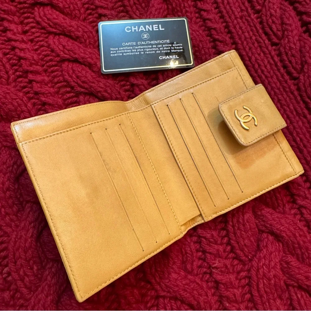 Authentic Chanel Icon Line Leather Wallet - Picture 5 of 8